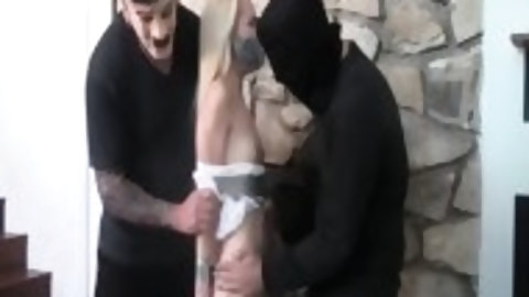 Double Crossed, Bound, Gagged, And Taped...