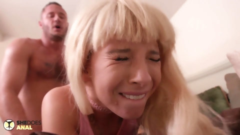 Shedoesanal Petite Blonde Cums From Anal