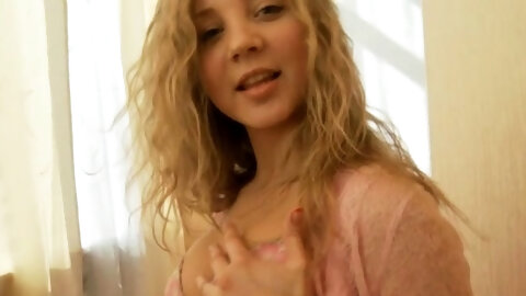 Fresh Blonde Sweetheart Alice B. First...