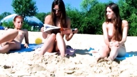 Young Fresh Nudist With Tiny Tits That Is...