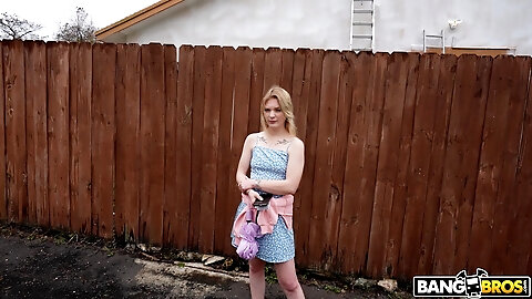 Blonde Babe Gets Pounded By Big Black...