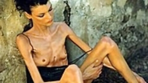 Skinny Hairy And Kinky Teen With Tattoos...