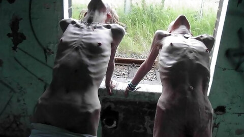 Asstraffic Skinny Blue Eyed Beauty Gets A...