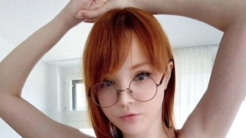 Ginger With Harry Potter Glasses!