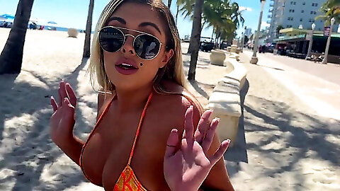 Skinny Latina Milks Cock Dry In Pov