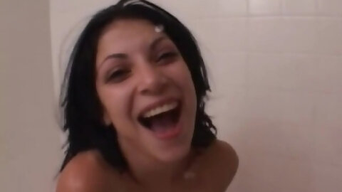 Piss Drinking Teen Whore Eats Dick