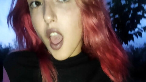 Outdoor Sex With A Skinny Teen And I Take...