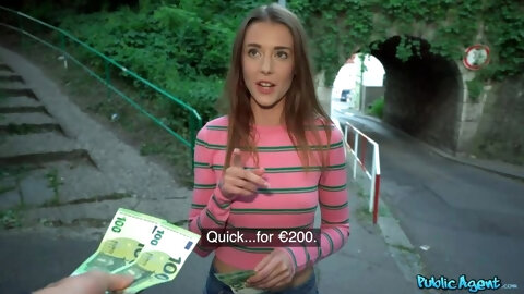 Skinny European Model Babe Blasted For A...