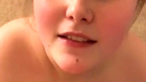 Amateur Busty Blonde Gets Facial - Cumshots