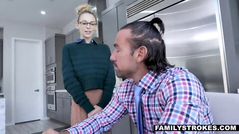 Dirty Talking Lily Needs To Taste Stepdad!