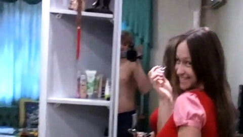 Racy Brunette Hair Beauteous Bitch Enjoys...