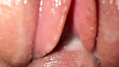 Slow Motion Fuck And Cum On Pussy