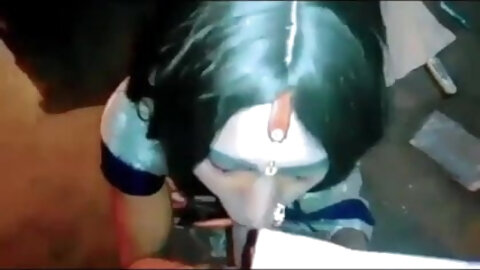 Indian Shemale Sucking Dick In Saree