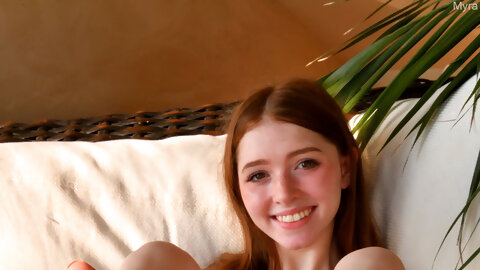 Sweet Teen Myra Shows Her Curvy Ass And...