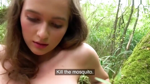 Busty Cutie Fucked In Woods