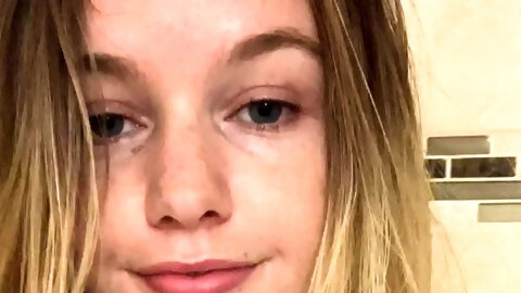 Skinny Small Titted Blonde In Shower