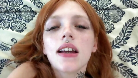 Tattooed Redhead Chick Getting Fucked By...
