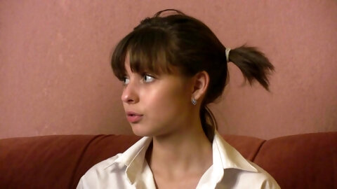 Cute Pigtailed Girl Lil Maya Loves Cum In...