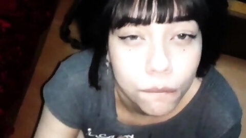 Shy Little Latina Fucks Breast Cock And...