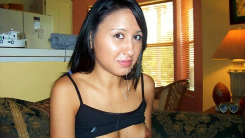 Teen College Cumslut Sucks & Fucks