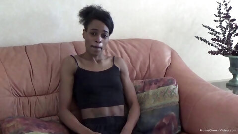 Amateur Ebony Gal Makes Her 1st Ever Episode