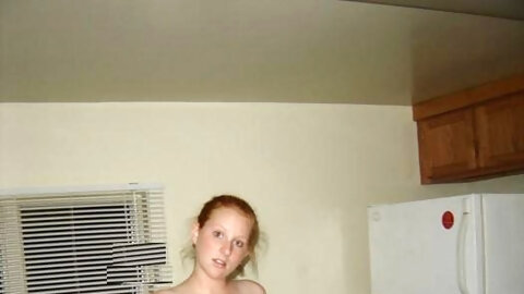 18 Year Old Innocent Teen Amateur Tries...