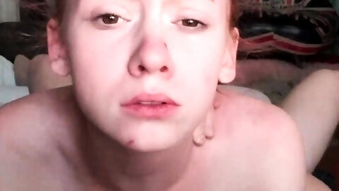 Amateur Redhead Facial Cumshot After...